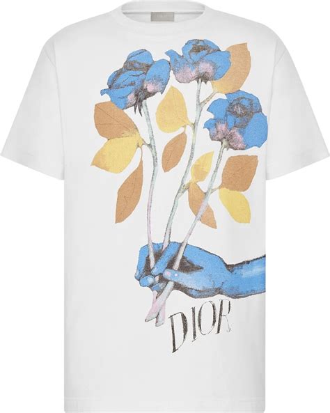 dior alex foxton shirt|DIOR AND ALEX FOXTON Floral Print Technical Canvas .